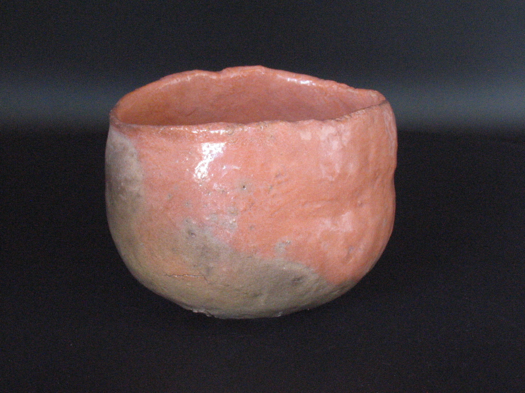 杉本貞光作品 赤茶碗 Sadamitsu Sugimoto's work Red-raku chawan tea bowl