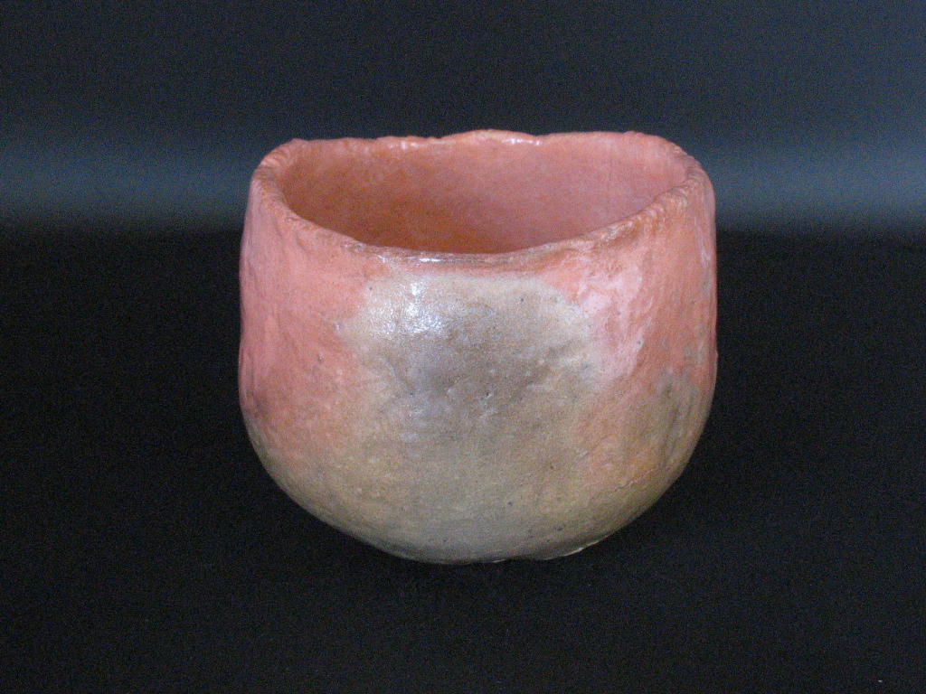 杉本貞光作品 赤茶碗 Sadamitsu Sugimoto's work Red-raku chawan tea bowl